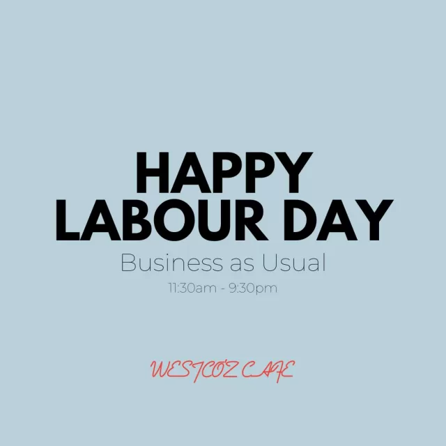 Happy Labour Day, makan kakis! 💪🎉
Celebrate your well-deserved break with good food and great company.
We’re open as usual from 11:30am – 9:30pm — come makan lah!
